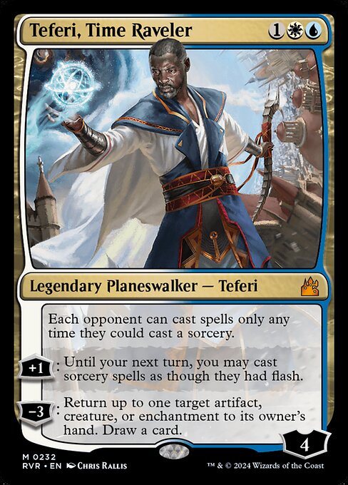 Teferi, Time Raveler (232) [Ravnica Remastered]