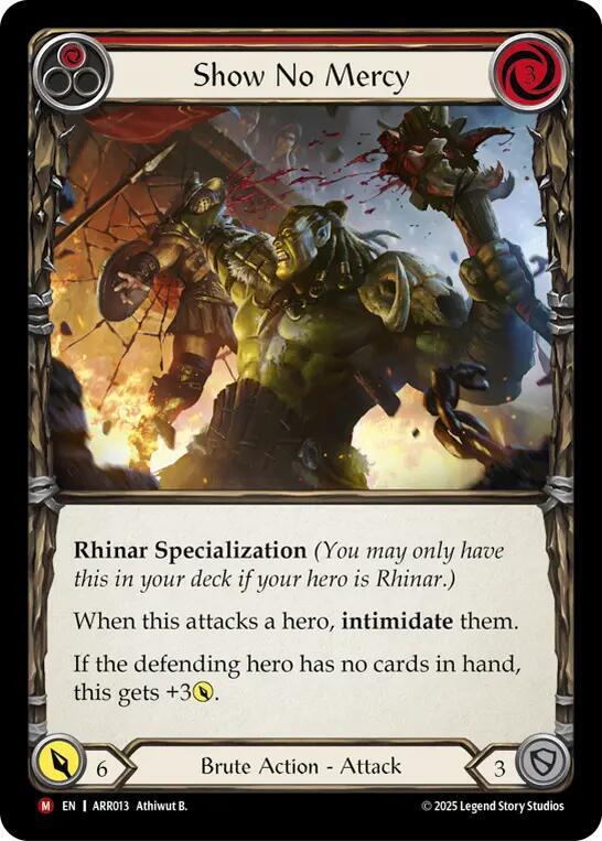 Show No Mercy (ARR013) [Armory Deck: Rhinar]