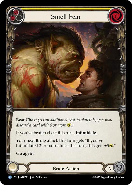 Smell Fear (Yellow) (ARR021) [Armory Deck: Rhinar]