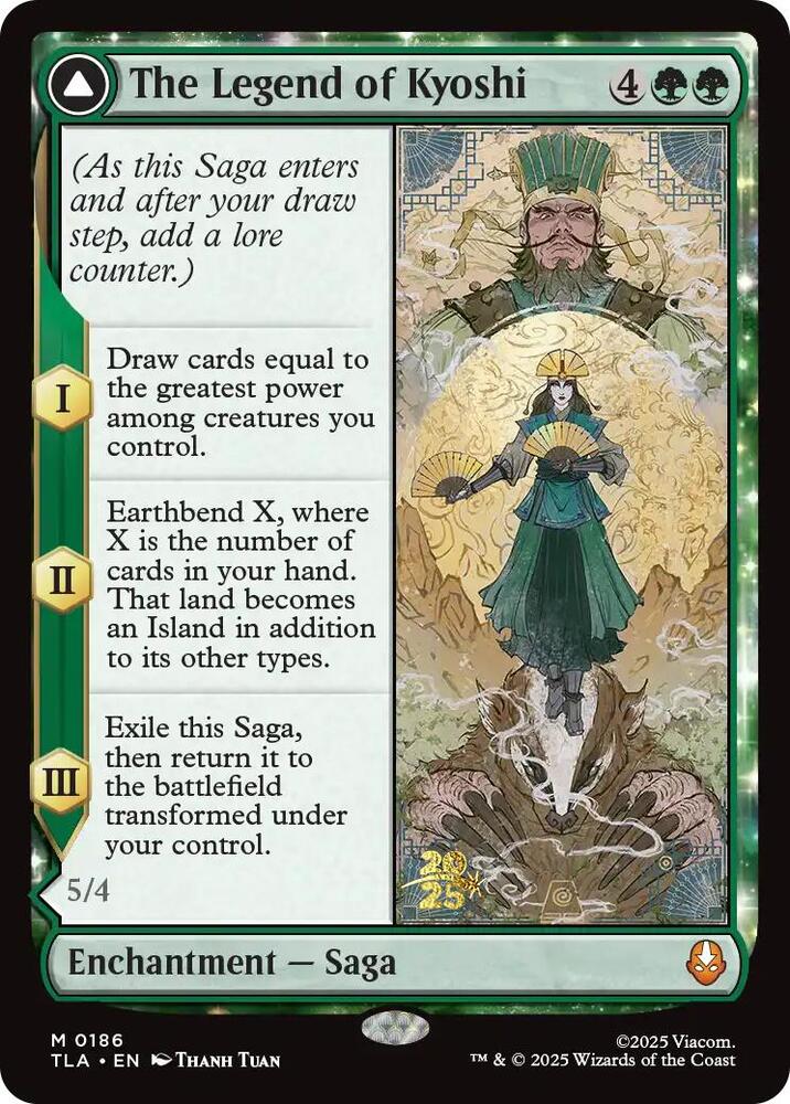 The Legend of Kyoshi (186) [Prerelease Cards]