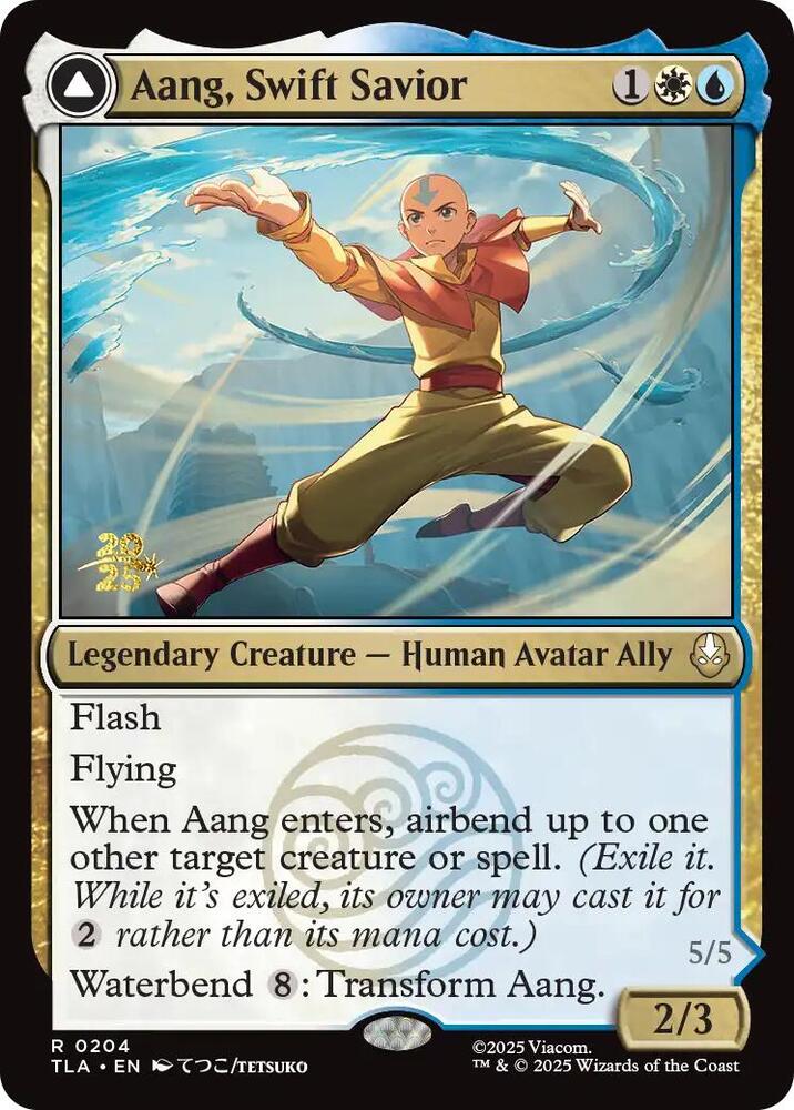 Aang, Swift Savior (204) [Prerelease Cards]