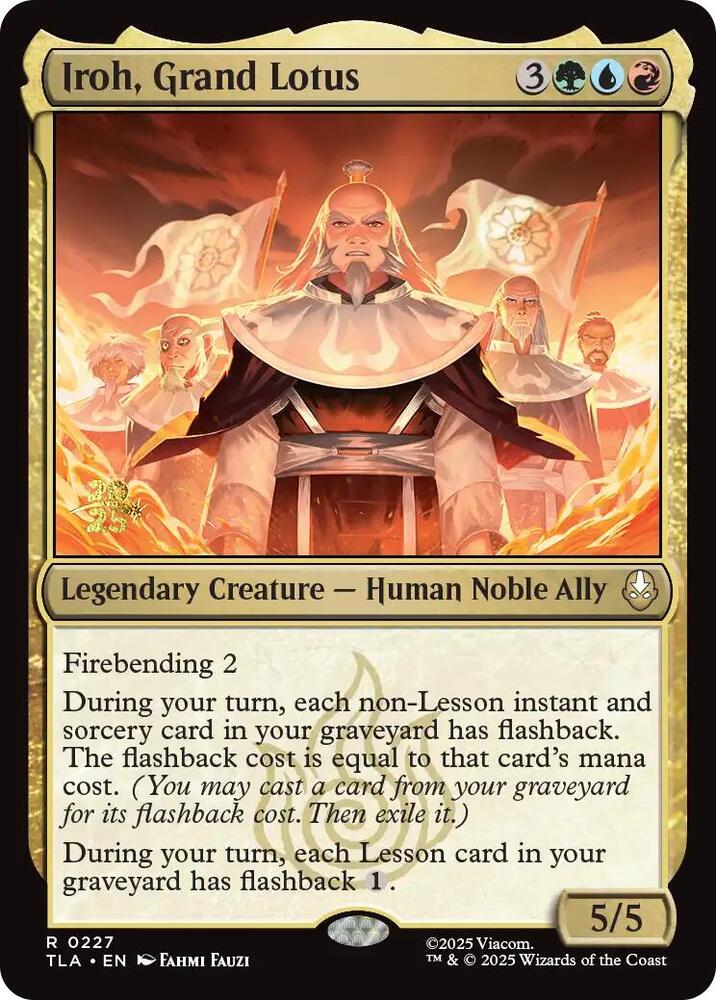 Iroh, Grand Lotus (227) [Prerelease Cards]