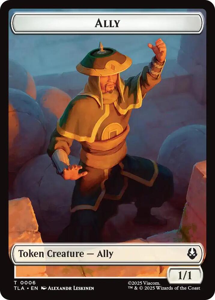 Ally (0006) // Clue (0017) Double-Sided Token (6 // 17) [Avatar: The Last Airbender]