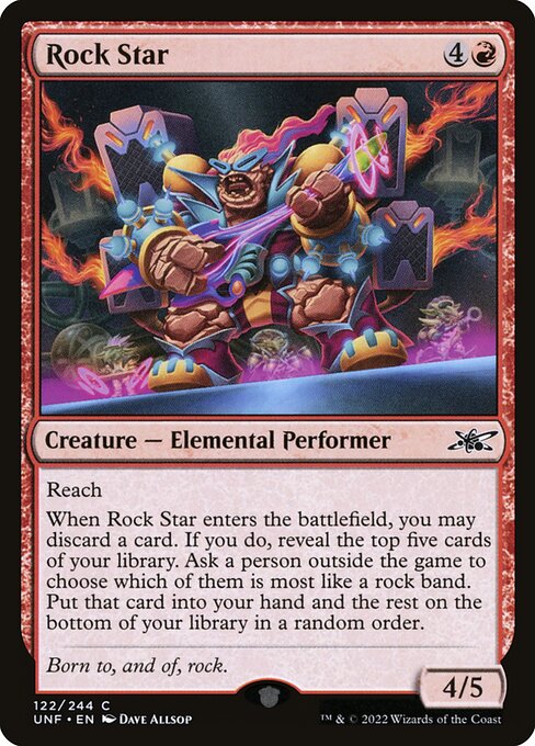 Rock Star (122) [Unfinity]