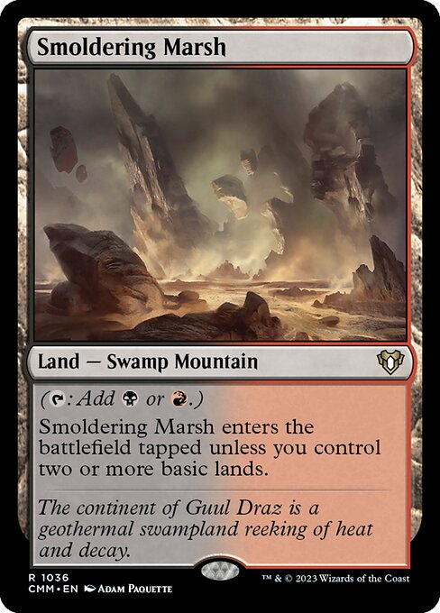 Smoldering Marsh (1036) [Commander Masters]