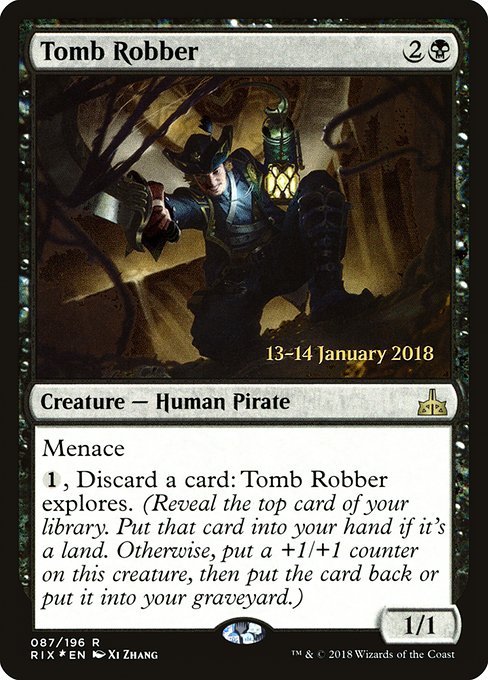 Tomb Robber (87s) [Rivals of Ixalan Promos]