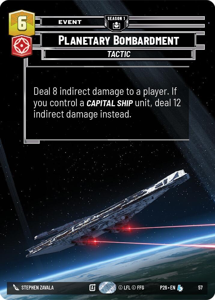 Planetary Bombardment (57) [Sector and Regional Promos: Season 1]
