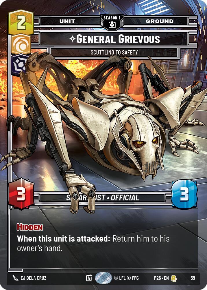 General Grievous - Scuttling to Safety (59) [Sector and Regional Promos: Season 1]