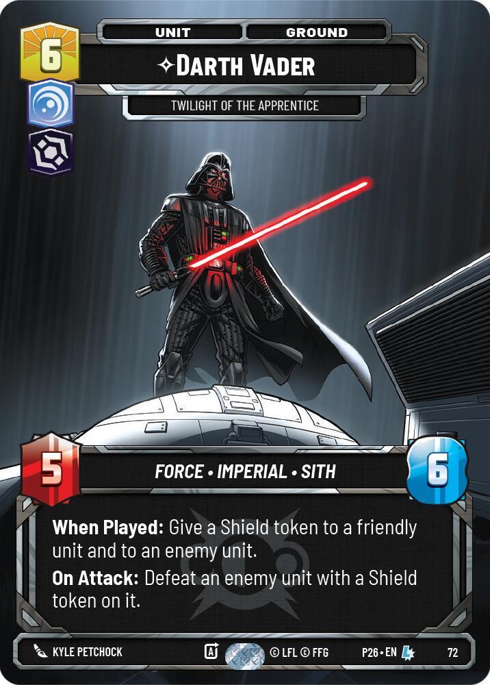 Darth Vader - Twilight of the Apprentice (72) [Sector and Regional Promos: Season 1]