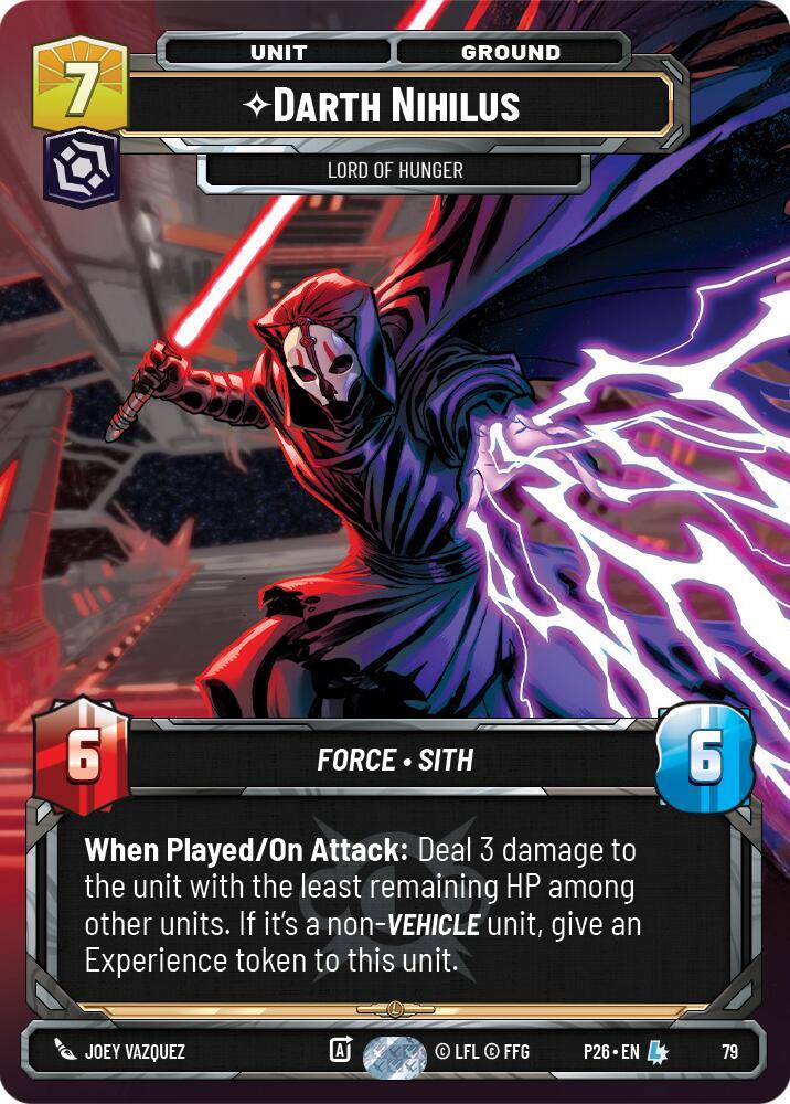 Darth Nihilus - Lord of Hunger (79) [Sector and Regional Promos: Season 1]