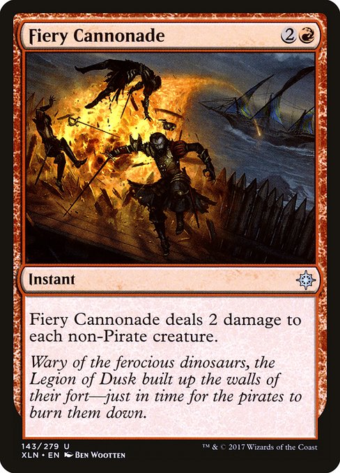 Fiery Cannonade (143) [Ixalan]
