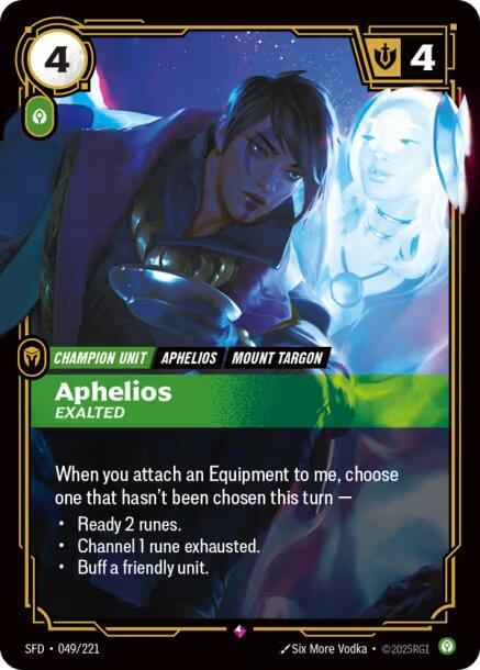 Aphelios - Exalted (049/221) [Spiritforged]
