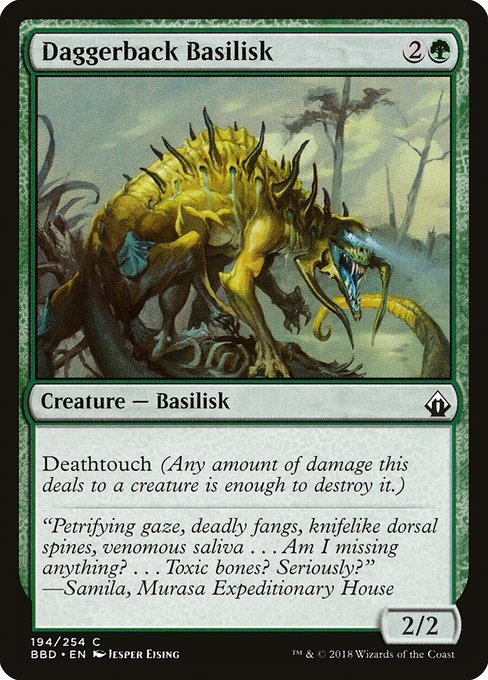 Daggerback Basilisk (194) [Battlebond]
