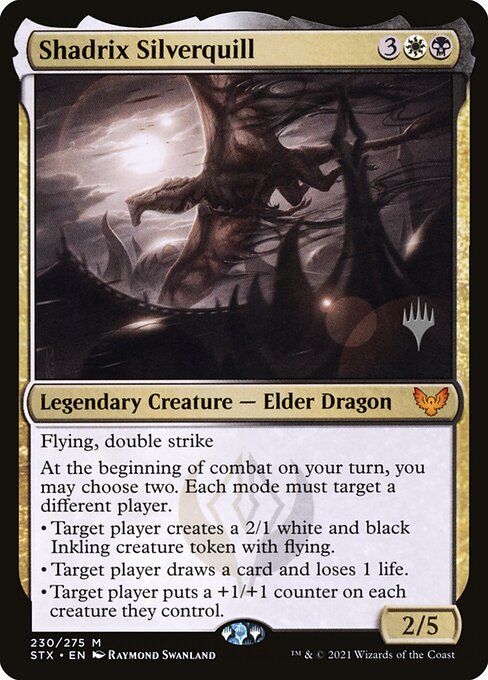 Shadrix Silverquill (230p) [Strixhaven: School of Mages Promos]
