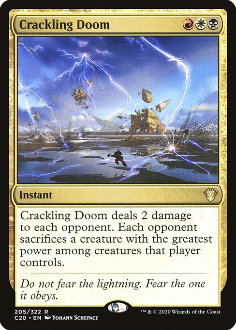 Crackling Doom (205) [Commander 2020]