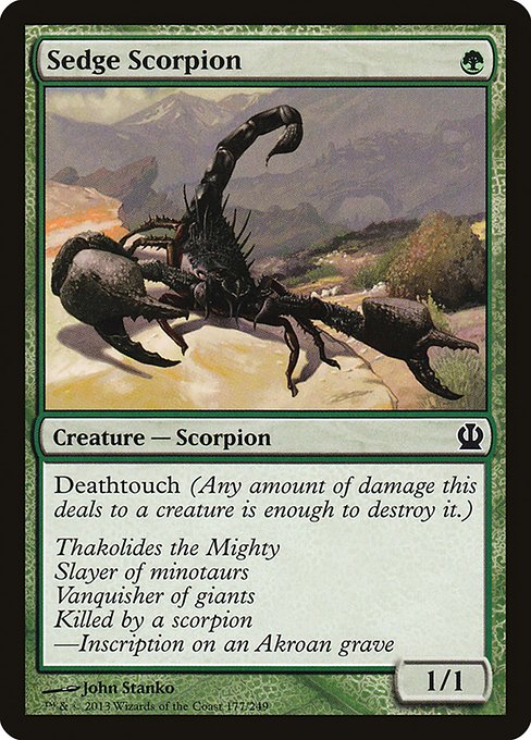 Sedge Scorpion (177) [Theros]