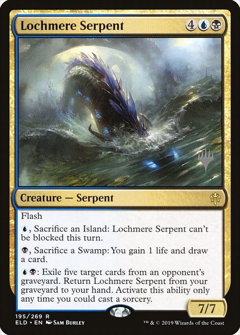 Lochmere Serpent (195p) [Throne of Eldraine Promos]