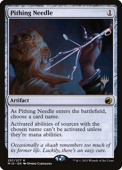 Pithing Needle (257p) [Innistrad: Midnight Hunt Promos]