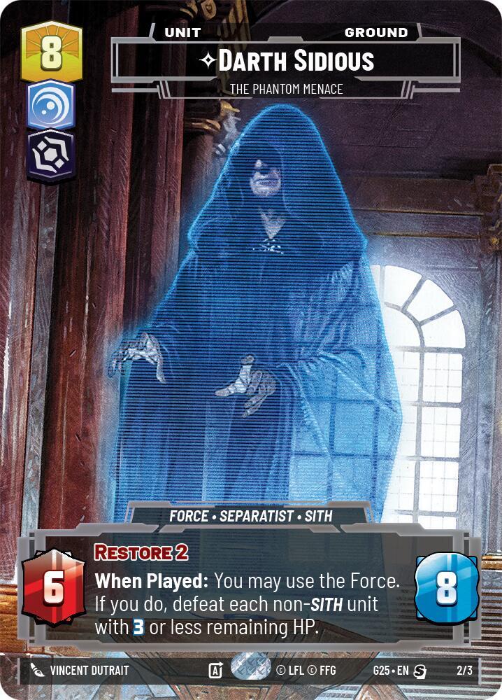 Darth Sidious - The Phantom Menace (2/3) [2025 Gift Box]