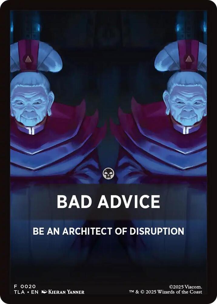 Bad Advice Theme Card (20) [Avatar: The Last Airbender]
