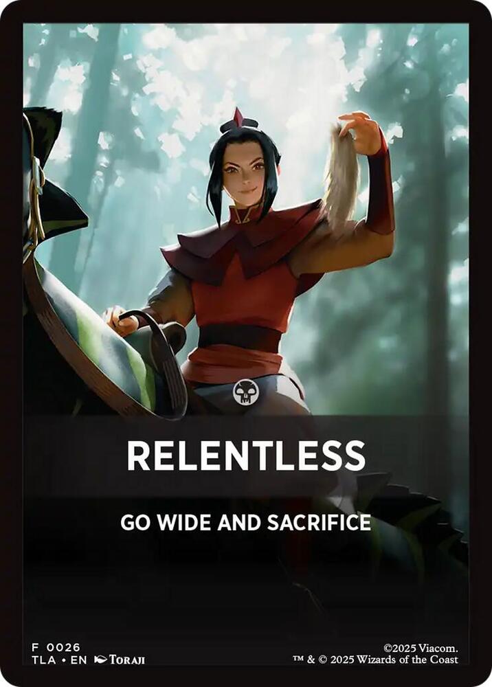 Relentless Theme Card (26) [Avatar: The Last Airbender]