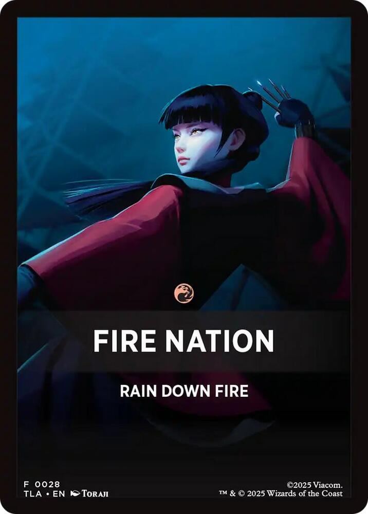 Fire Nation Theme Card (28) [Avatar: The Last Airbender]