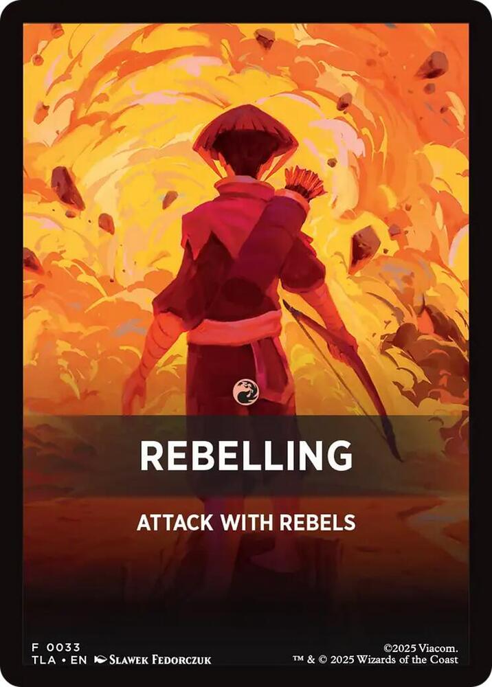 Rebelling Theme Card (33) [Avatar: The Last Airbender]