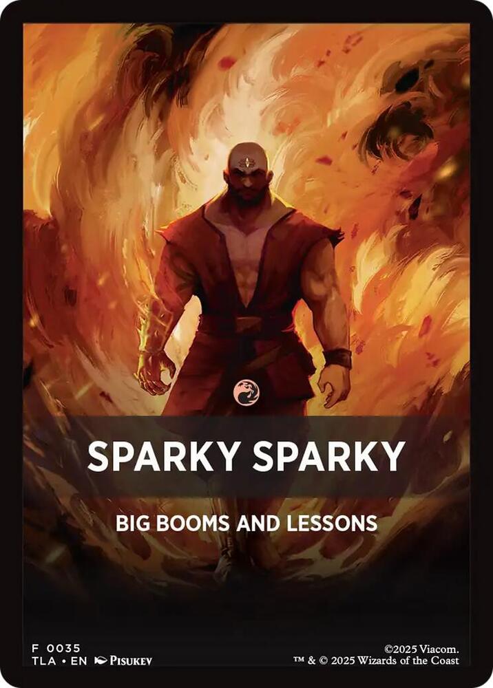 Sparky Sparky Theme Card (35) [Avatar: The Last Airbender]
