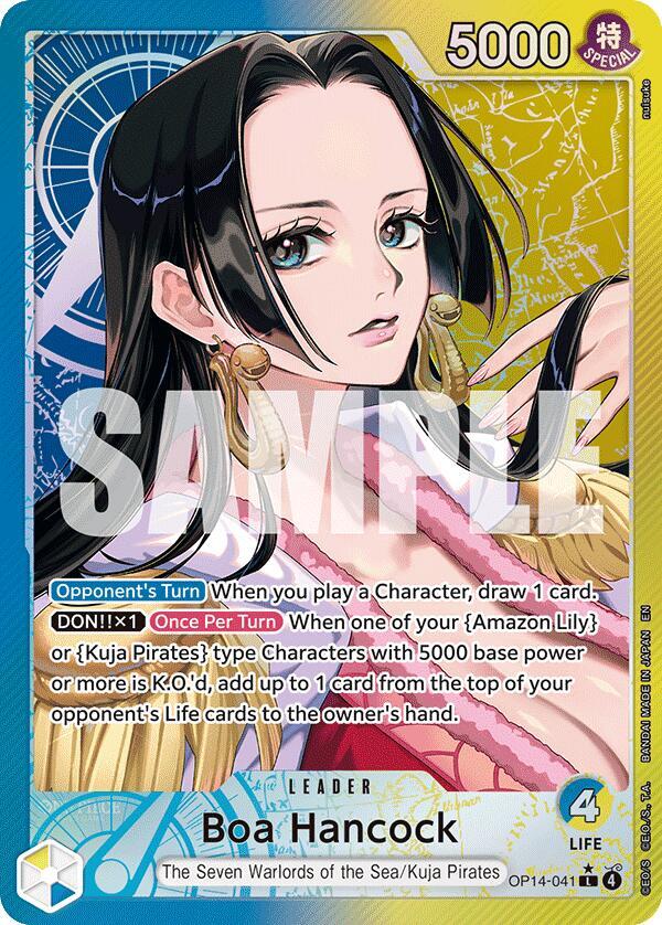 Boa Hancock - OP14-041 (Alternate Art) [The Azure Sea's Seven]