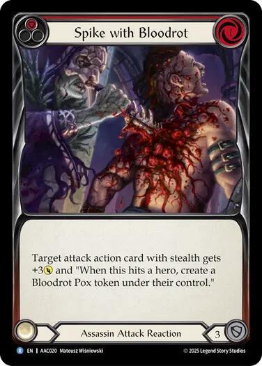 Spike with Bloodrot (AAC020) [Armory Deck: Arakni]