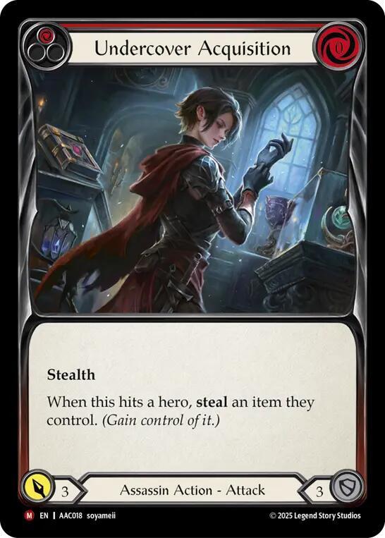 Undercover Acquisition (AAC018) [Armory Deck: Arakni]