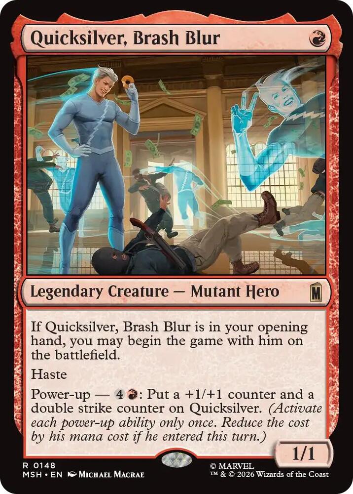 Quicksilver, Brash Blur (148) [Marvel Super Heroes]