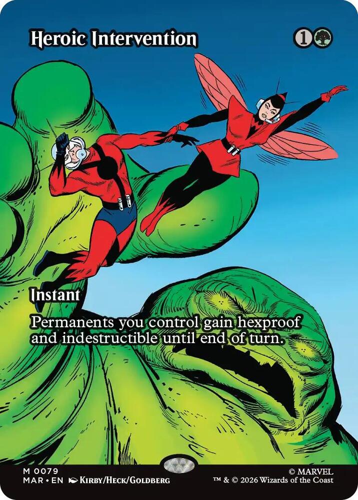 Heroic Intervention (0079) (Borderless) [Marvel Universe Eternal-Legal]
