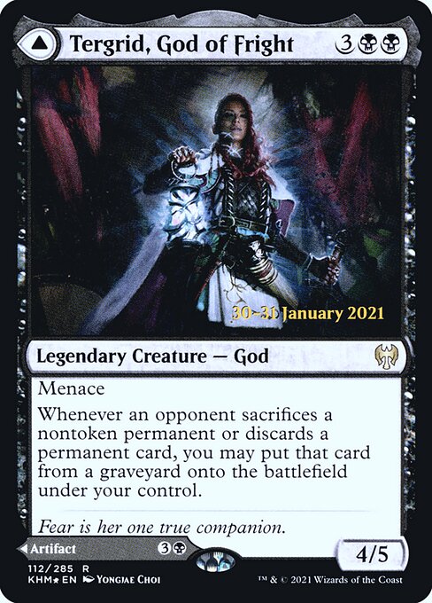 Tergrid, God of Fright // Tergrid's Lantern (112s) [Kaldheim Promos]
