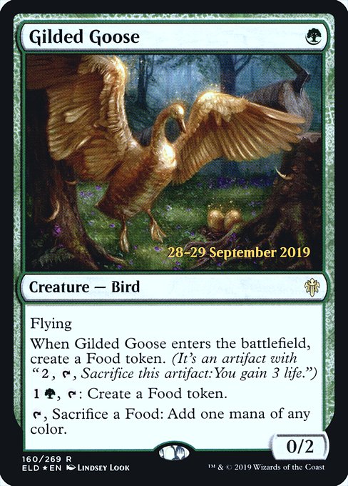 Gilded Goose (160s) [Throne of Eldraine Promos]