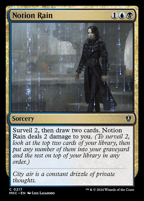 Notion Rain (217) [Murders at Karlov Manor Commander]