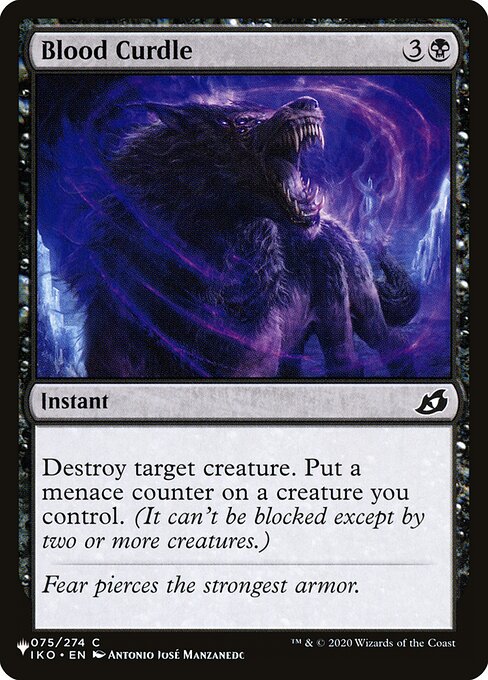 Blood Curdle (IKO-75) [The List]