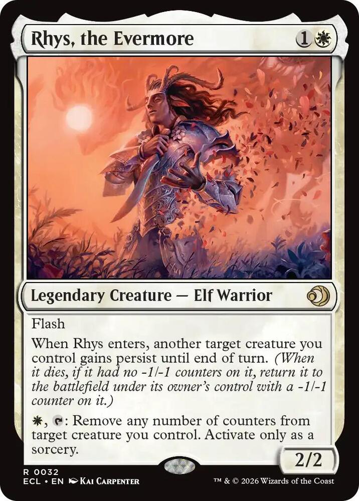 Rhys, the Evermore (32) [Lorwyn Eclipsed]