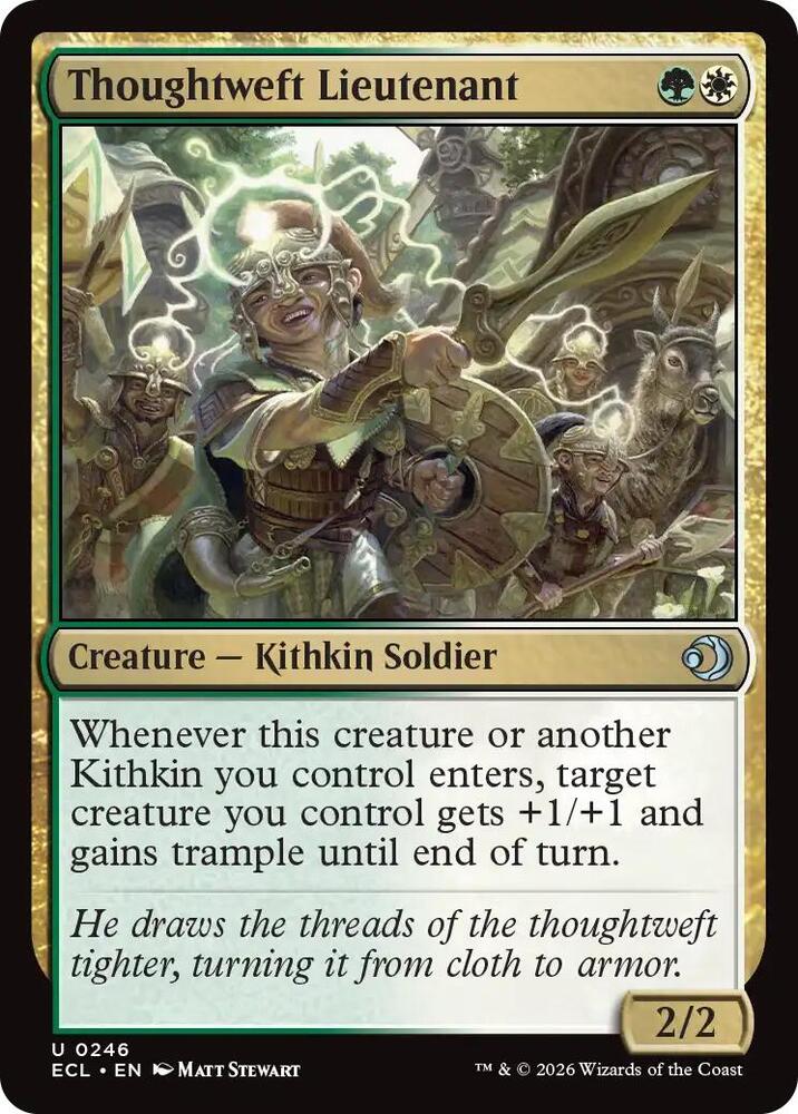 Thoughtweft Lieutenant (246) [Lorwyn Eclipsed]