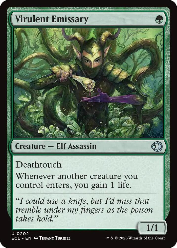 Virulent Emissary (202) [Lorwyn Eclipsed]