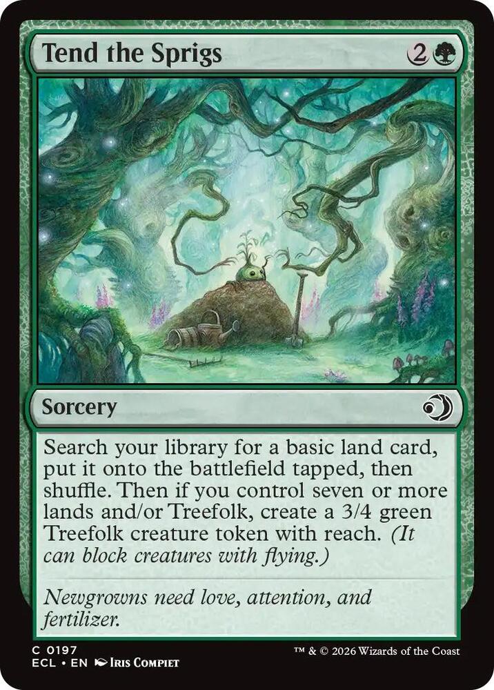 Tend the Sprigs (197) [Lorwyn Eclipsed]