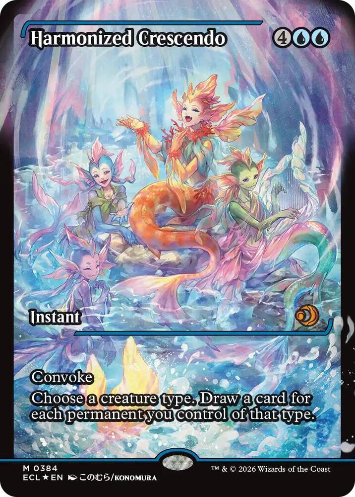 Harmonized Crescendo (0384) (Showcase) [Lorwyn Eclipsed]