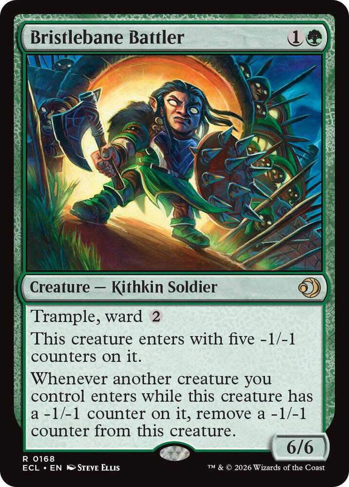 Bristlebane Battler (168) [Lorwyn Eclipsed]