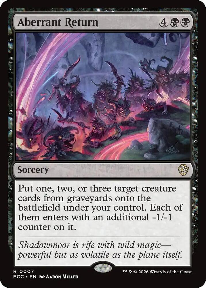 Aberrant Return (7) [Lorwyn Eclipsed Commander]