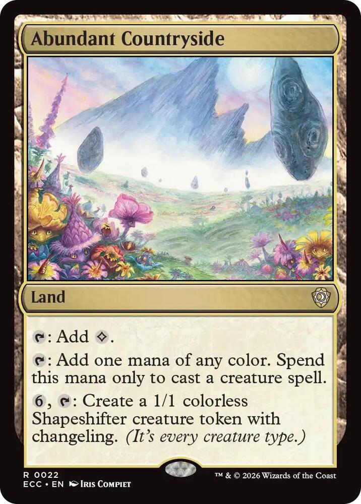 Abundant Countryside (22) [Lorwyn Eclipsed Commander]