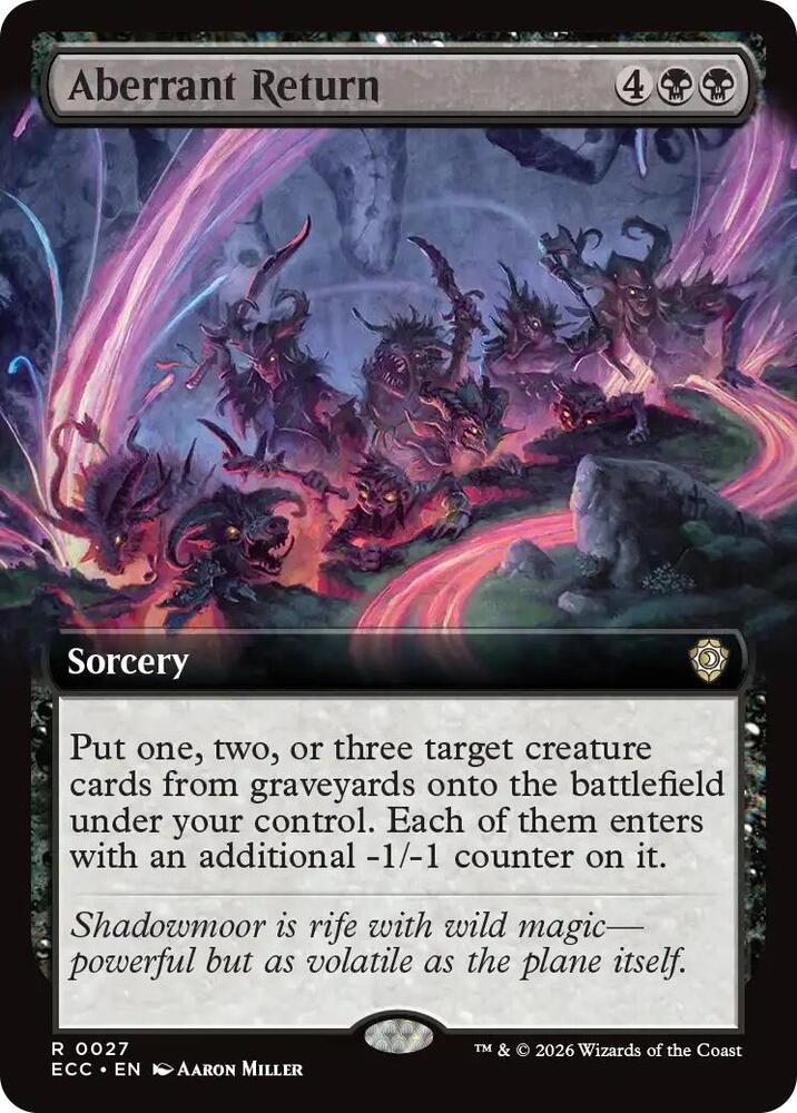 Aberrant Return (Extended Art) (27) [Lorwyn Eclipsed Commander]