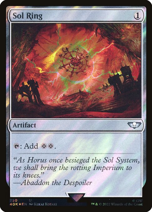 Sol Ring (250★) [Warhammer 40,000 Commander]