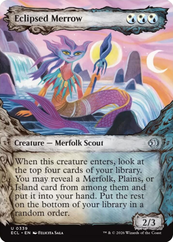 Eclipsed Merrow (Showcase) (339) [Lorwyn Eclipsed]