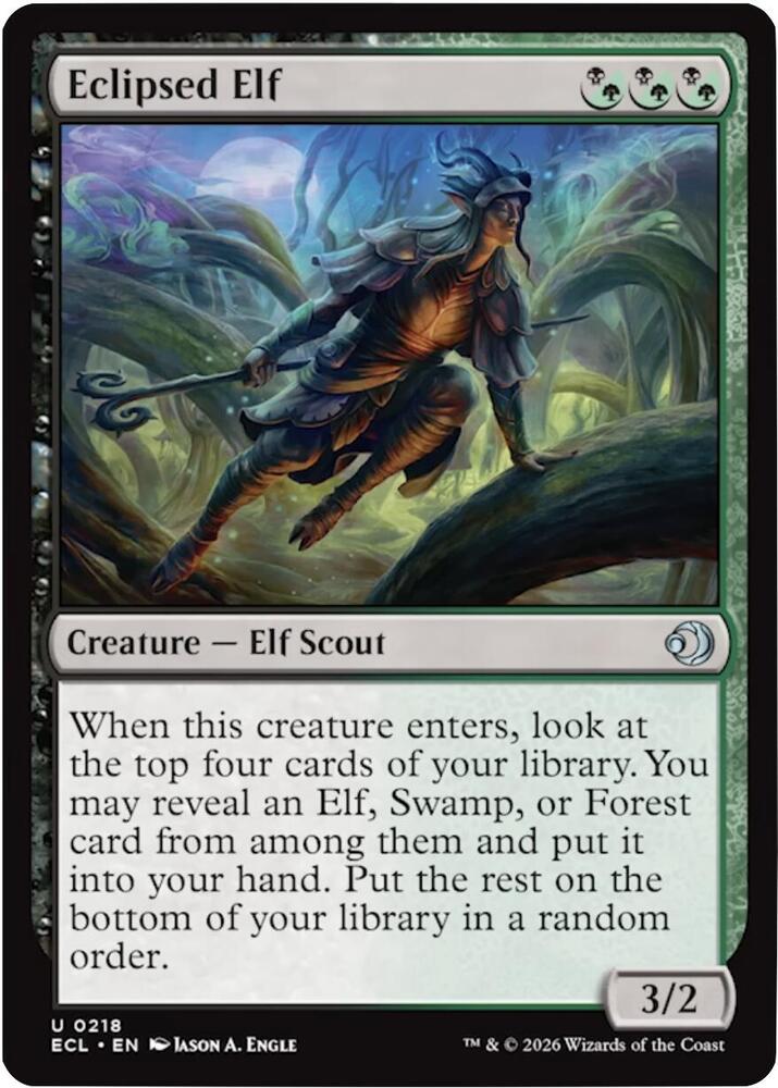 Eclipsed Elf (218) [Lorwyn Eclipsed]