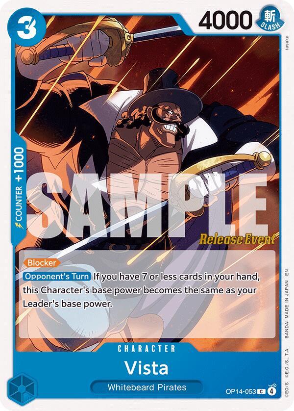 Vista (OP14-053) [The Azure Sea's Seven Release Event Cards]